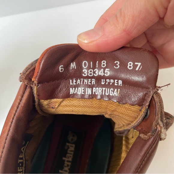 Timberland Leather Moccasin Chukka Brown Boots Women’s Sz 6 Waterproof Gore-tex - Picture 10 of 14